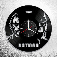 Оригинальные часы из виниловых пластинок "Бетмен" версия 1