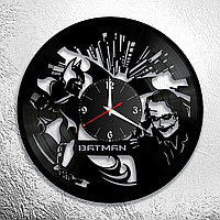 Оригинальные часы из виниловых пластинок "Бетмен" версия 3