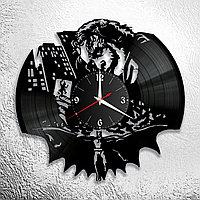 Оригинальные часы из виниловых пластинок "Джокер" версия 2