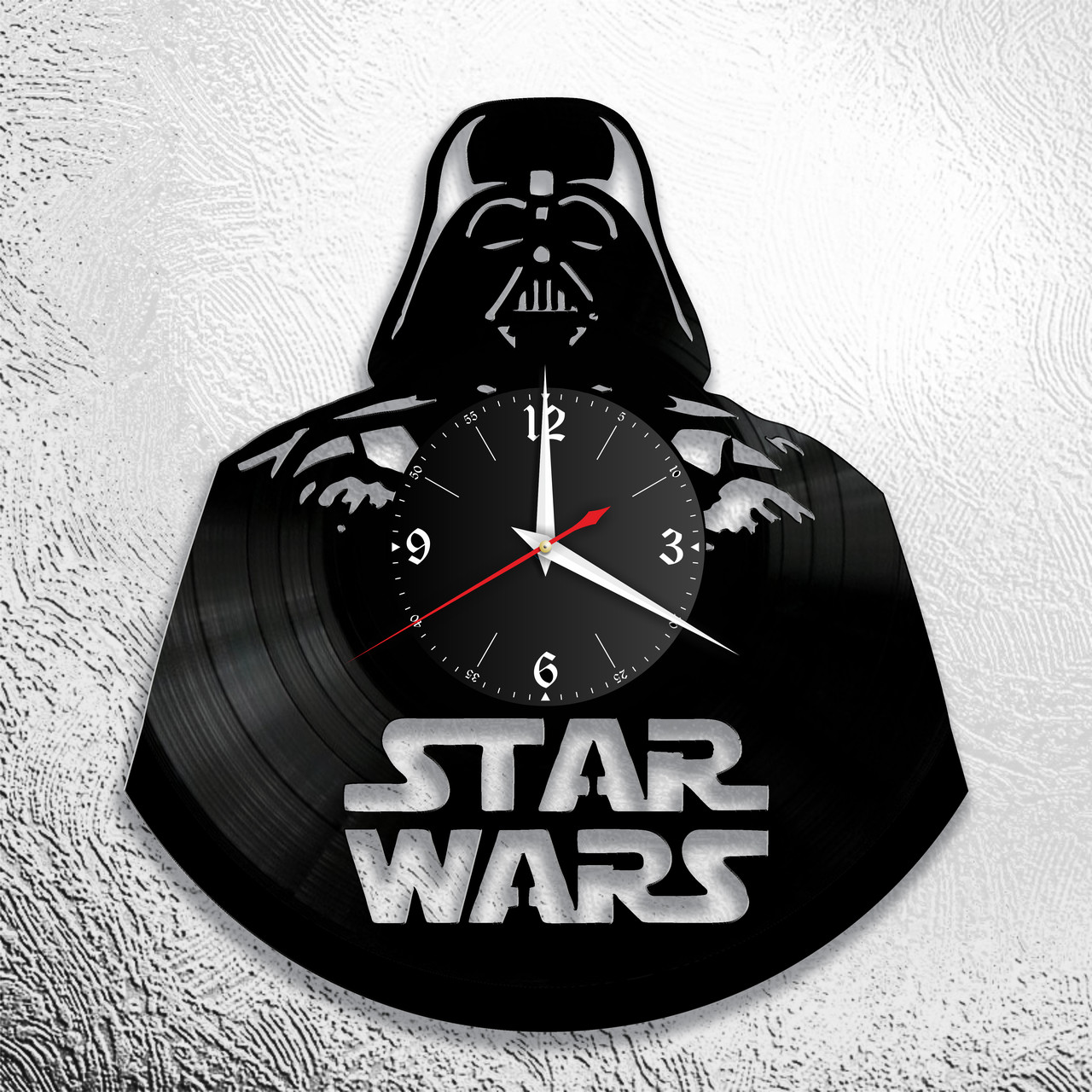 Часы из виниловой пластинки "Звездные Войны" версия 5, фото 1
