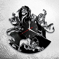 Оригинальные часы из виниловых пластинок "Король Лев" версия 1