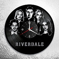 Часы из виниловой пластинки  "Riverdale" версия 1