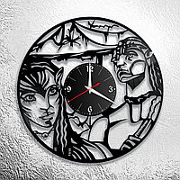Часы из виниловой пластинки  "Аватар" версия 1