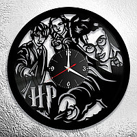 Часы из виниловой пластинки  "Гарри Поттер" версия 1