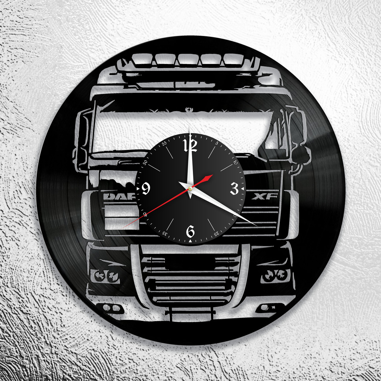 Часы из виниловой пластинки  "DAF" версия 3, фото 1
