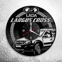 Оригинальные часы из виниловых пластинок  "Lada" версия 2 Largus Cross