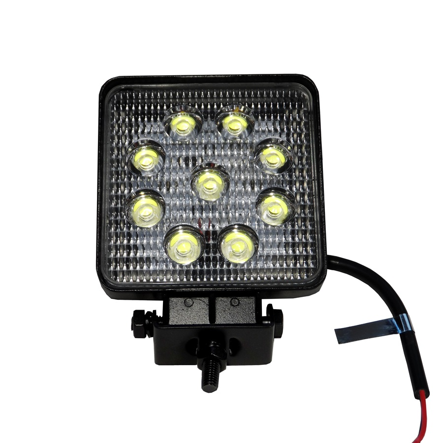 Фара дополнительная квадратная AE27S-9LED-42HC (9 диодов, 12/24 V)