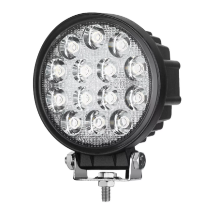 Фара дополнительная круглая AE42R-14LED-42PC (14 диодов, 12/24 V)