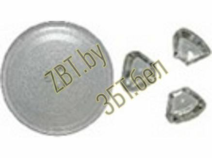 Универсальная стеклянная тарелка 245 ml для микроволновой печи LG, Midea, Горизонт (Horizont), Panasonic,, фото 2