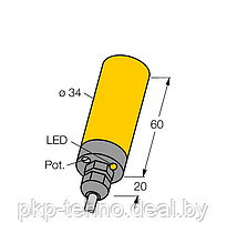 Датчик емкостной TURCK BC15-K34-VP4X