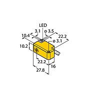 Датчик индуктивный TURCK Bi2-Q10S-AP6X