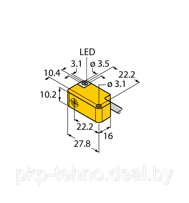 Датчик индуктивный TURCK Bi2-Q10S-AP6X - фото 1 - id-p140402548