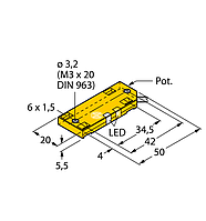 Датчик емкостной TURCK BC10-QF5.5-AP6X2