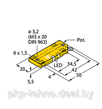 Датчик емкостной TURCK BC10-QF5.5-AP6X2