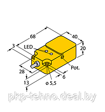 Датчик емкостной TURCK BC20-Q20-AP4X2