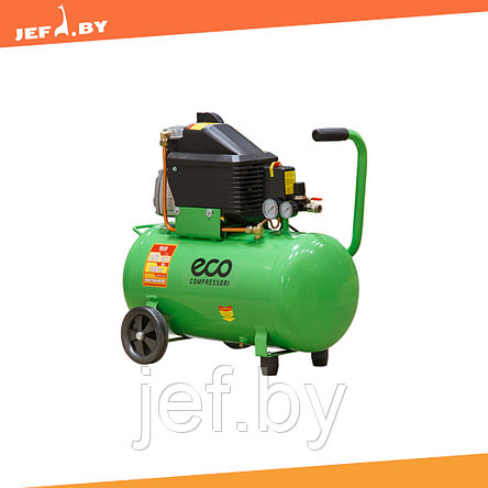 Компрессор ECO AE-501-4 (260 л/мин, 8 атм, коаксиальный, масляный, ресив. 50 л, 220 В, 1.80 кВт) (AE-501-4), фото 2