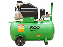 Компрессор ECO AE-501-4 (260 л/мин, 8 атм, коаксиальный, масляный, ресив. 50 л, 220 В, 1.80 кВт) (AE-501-4), фото 2