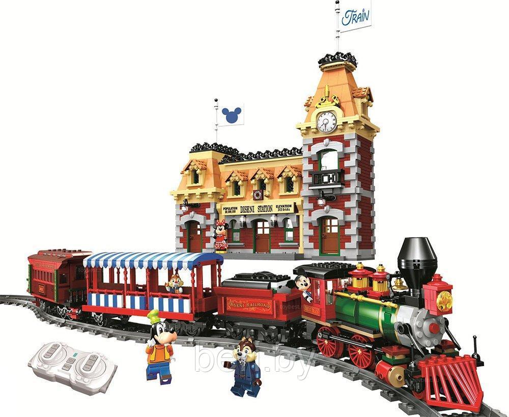 11442 Конструктор Lari "Поезд и станция Disney", 3019 деталей, Аналог Lego 71044 - фото 3 - id-p140407597