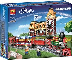11442 Конструктор Lari "Поезд и станция Disney", 3019 деталей, Аналог Lego 71044