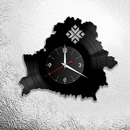 Часы из виниловых пластинок "Беларусь"