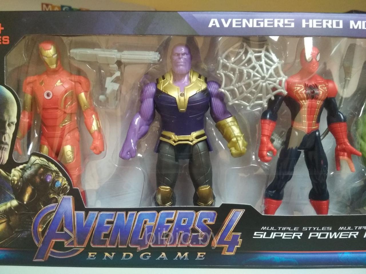 5 героев Marvel в одном наборе 10см - фото 5 - id-p140409976