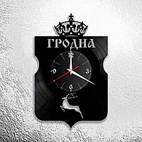 Часы из виниловой пластинки  "Гродно" версия 1