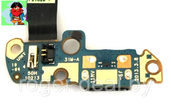 Нижняя плата для HTC One M7 с разъемом зарядки - фото 1 - id-p140410248