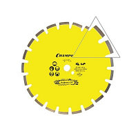 Диск алмазный по асфальту, бетону CHAMPION 350х25,4 мм