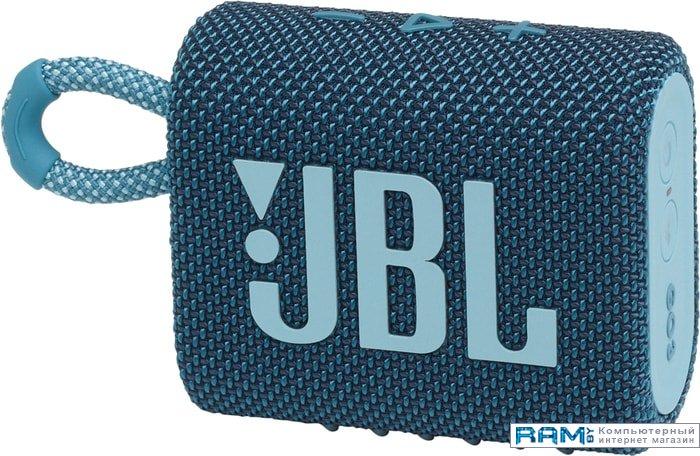 Беспроводная колонка JBL Go 3 (синий) - фото 1 - id-p140420928