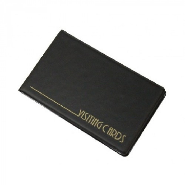 Визитница Panta Plast чёрная на 24 визитки (цена с НДС) - фото 1 - id-p132207750