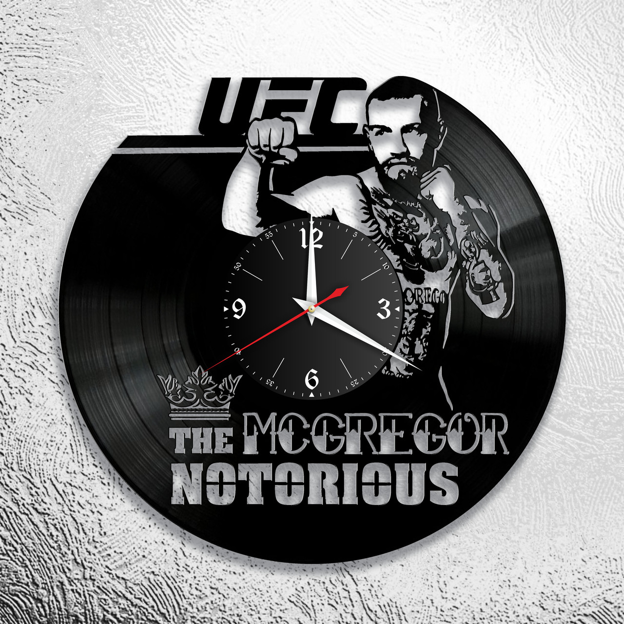 Часы из виниловой пластинки  "McGregor" версия 1, фото 1
