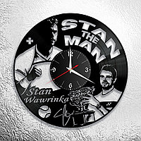 Оригинальные часы из виниловых пластинок  "Стэн Вавринка" версия 1