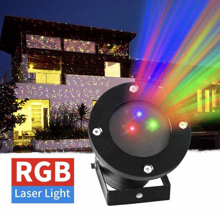 Лазерный проектор Laser Light 1 режим (Уличный) - фото 2 - id-p140428349
