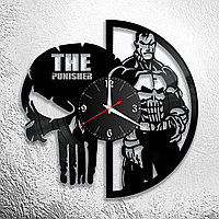 Часы из виниловой пластинки  "The Punisher" версия 1