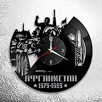 Оригинальные часы из виниловых пластинок  "Афганистан " версия 2