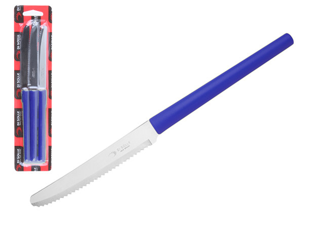 Набор ножей столовых, 3шт., серия MILLENIUN, голубые сан марино, DI SOLLE (Супер цена! Длина: 213 мм, длина