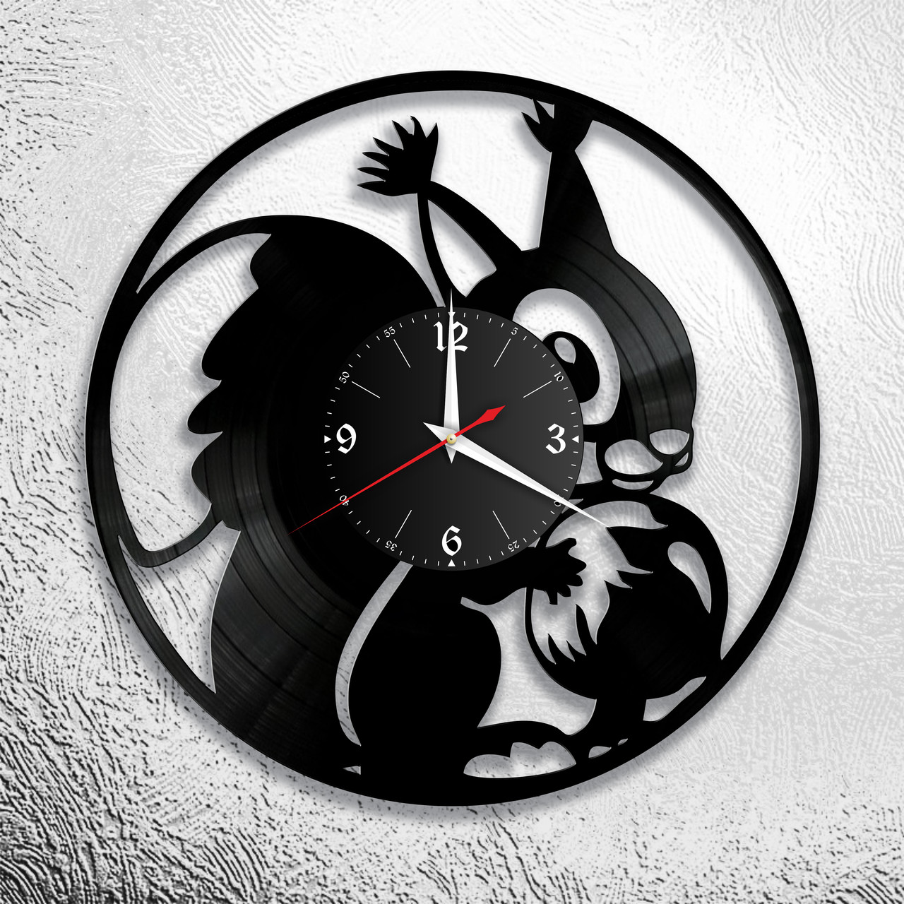Часы из виниловой пластинки "Белка" версия 1, фото 1