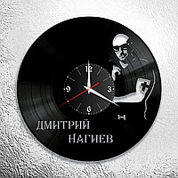 Часы из виниловой пластинки "Нагиев" версия 1