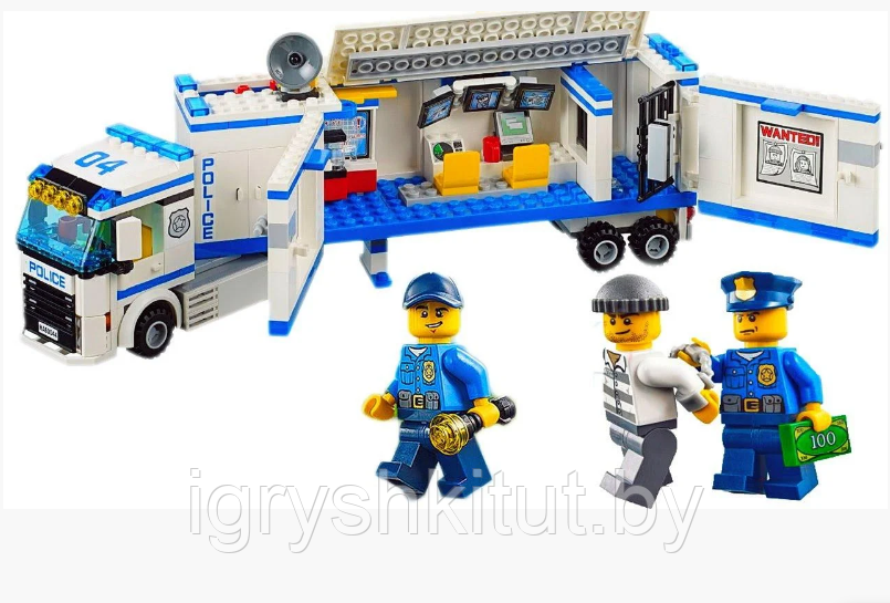 Конструктор Bela "Мобильный отряд полиции", 394 детали, аналог Lego, арт.10420 - фото 3 - id-p140449813