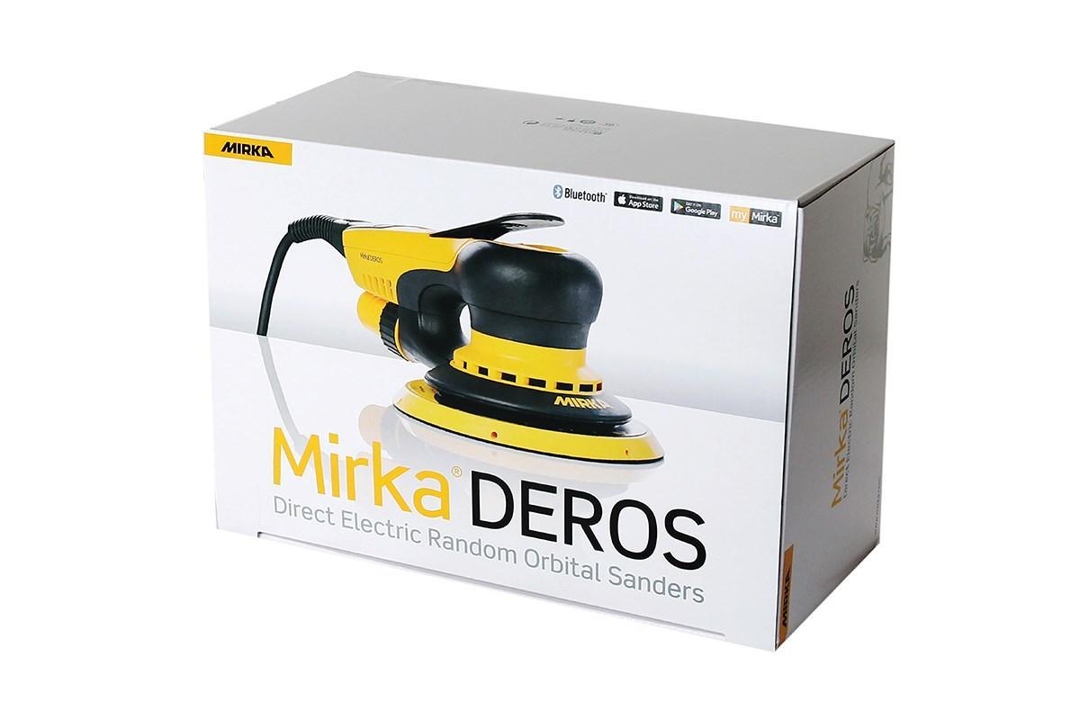 Электрическая шлифовальная машинка Mirka DEROS 625CV 150mm Central Vacuum Orbit 2,5 - фото 3 - id-p140450730