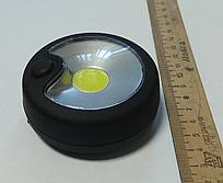 Фонарик "Шайба"  12 диодов 3 варианта света  (3  батарейки АА - не комплектуется)