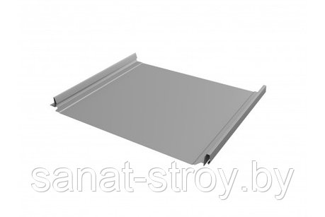 Кликфальц Pro Grand Line 0,5 Satin с пленкой на замках RAL 9006 бело-алюминиевый Сигнальный серый, фото 2
