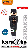 Караоке-микрофон Bluetooth WS-2711 черный Wster