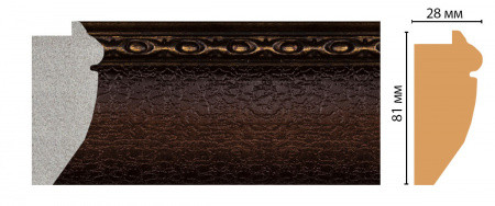 Багет DECOMASTER FM8-1 (81*28*2850мм)
