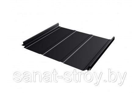 Кликфальц Pro Line Grand Line 0,5 Rooftop Бархат с пленкой на замках RAL 9005 черный, фото 2
