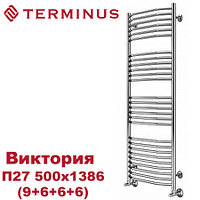 Полотенцесушитель водяной Виктория П27 500х1386 (9+6+6+6) TERMINUS