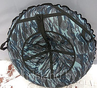 Тюбинг (ватрушка), 110 см "Декор-камуфляж" с автокамерой, фото 1