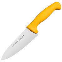 Нож поварской «Проотель» L=290/150 мм, желтый