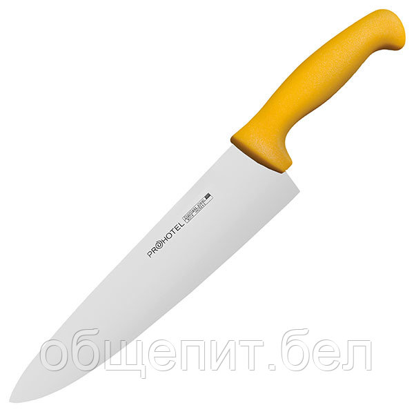 Нож поварской «Проотель» L=380/240, желтый - фото 1 - id-p140498649
