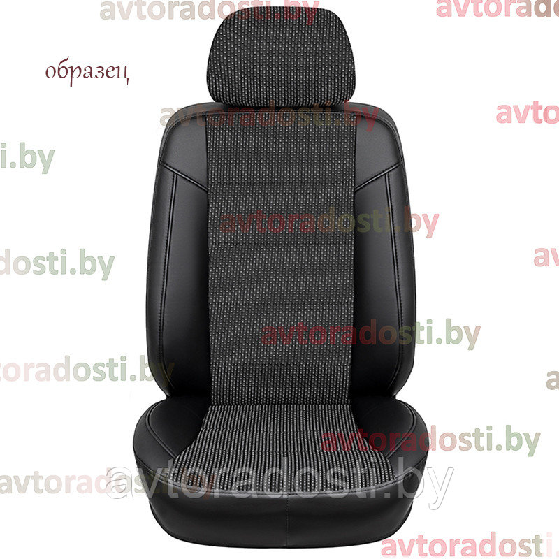 Чехлы на сиденья Citroen Jumper (2006-2021) 1+2 (экокожа, жаккард) - фото 2 - id-p108380039